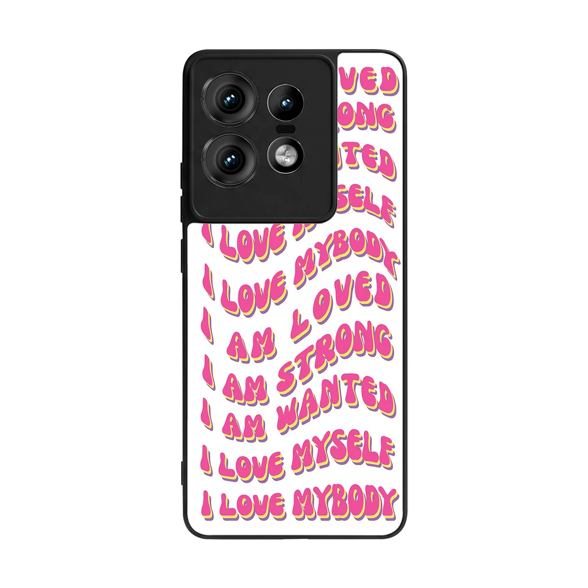 Affirmation back phone cover | glass case for motorola edge 50 pro