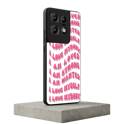 Affirmation motorola edge 50 pro mobile cover | shockproof glass phone case