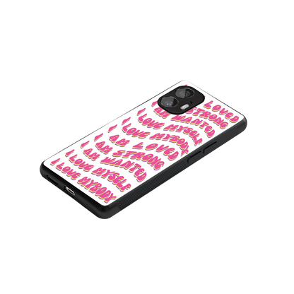 Affirmation stylish phone case for nothing phone 2 | glossy glass and slim fit