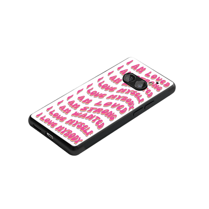 Affirmation stylish phone case for nothing phone 2a | glossy glass and slim fit