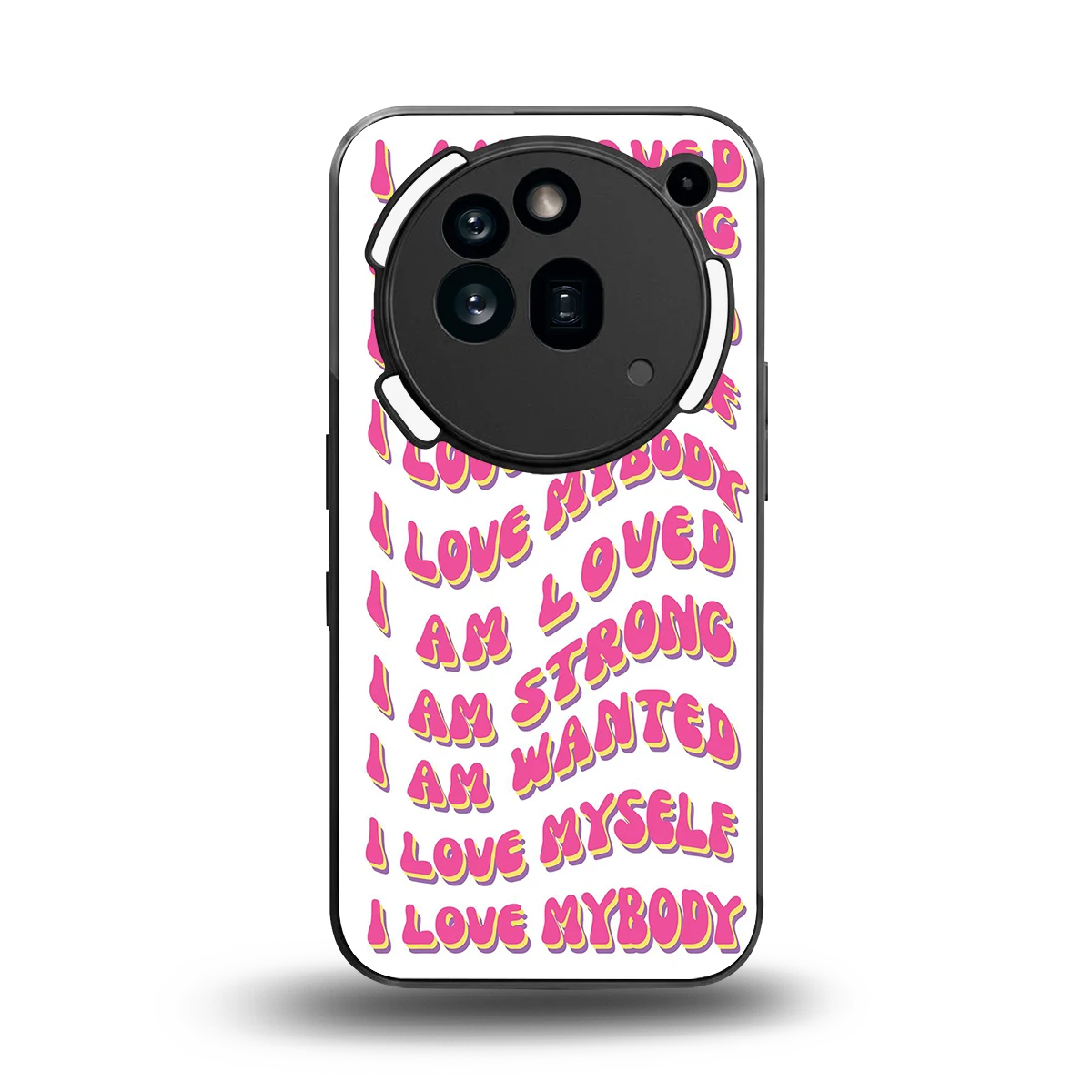 Affirmation back phone cover | glass case for nothing phone 3a pro
