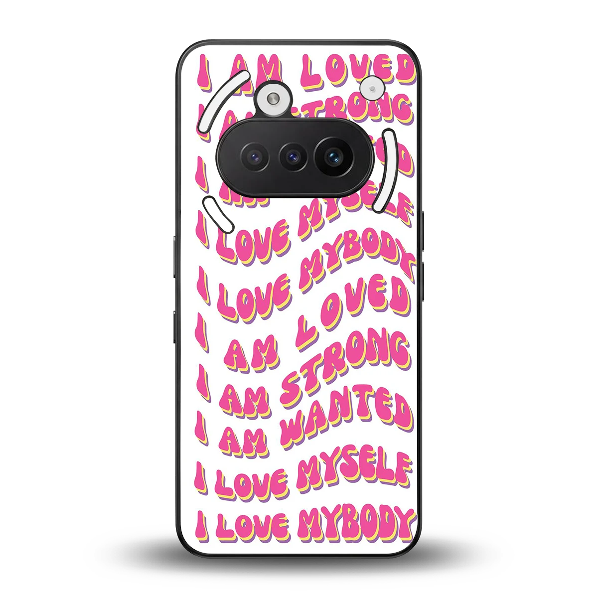 Affirmation back phone cover | glass case for nothing phone 3a