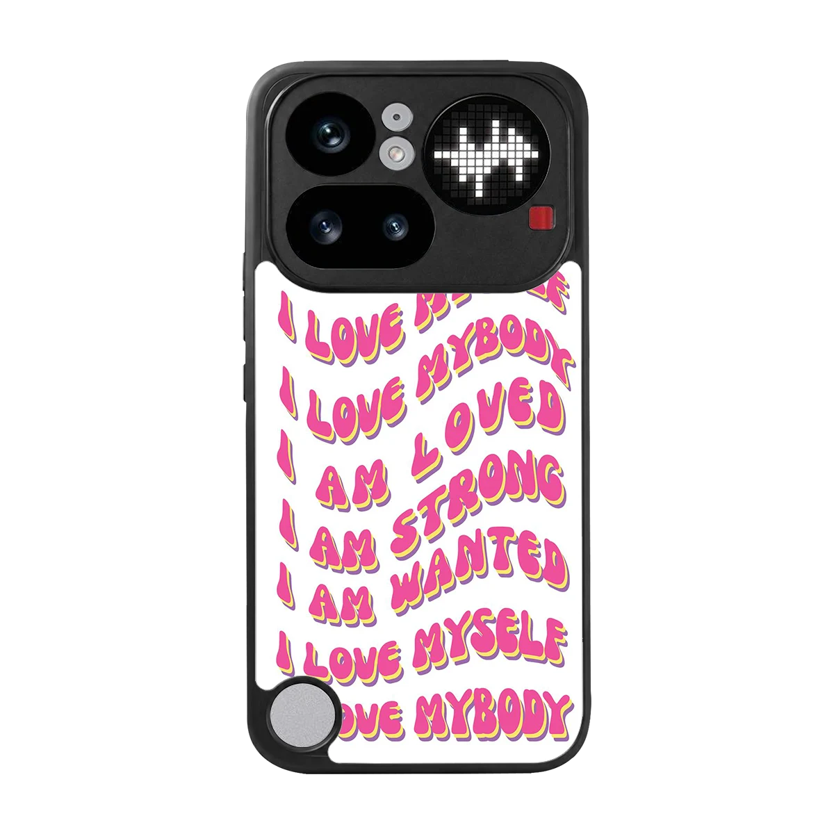 Affirmation back phone cover | glass case for nothing phone 4a pro