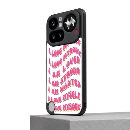 Affirmation nothing phone 4a pro mobile cover | shockproof glass phone case