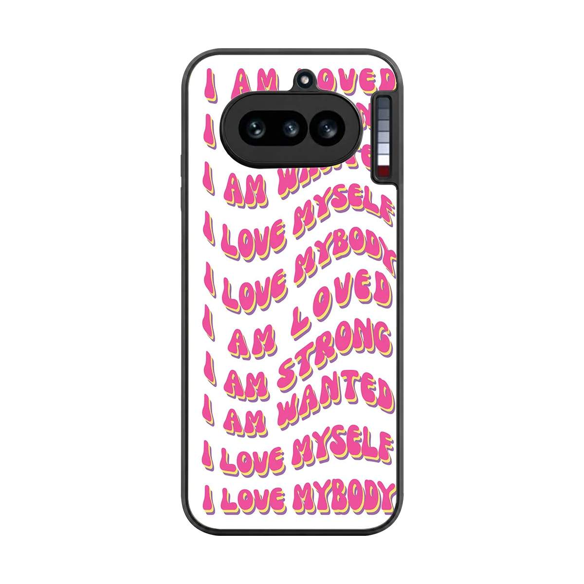 Affirmation back phone cover | glass case for nothing phone 4a