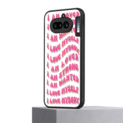 Affirmation nothing phone 4a mobile cover | shockproof glass phone case
