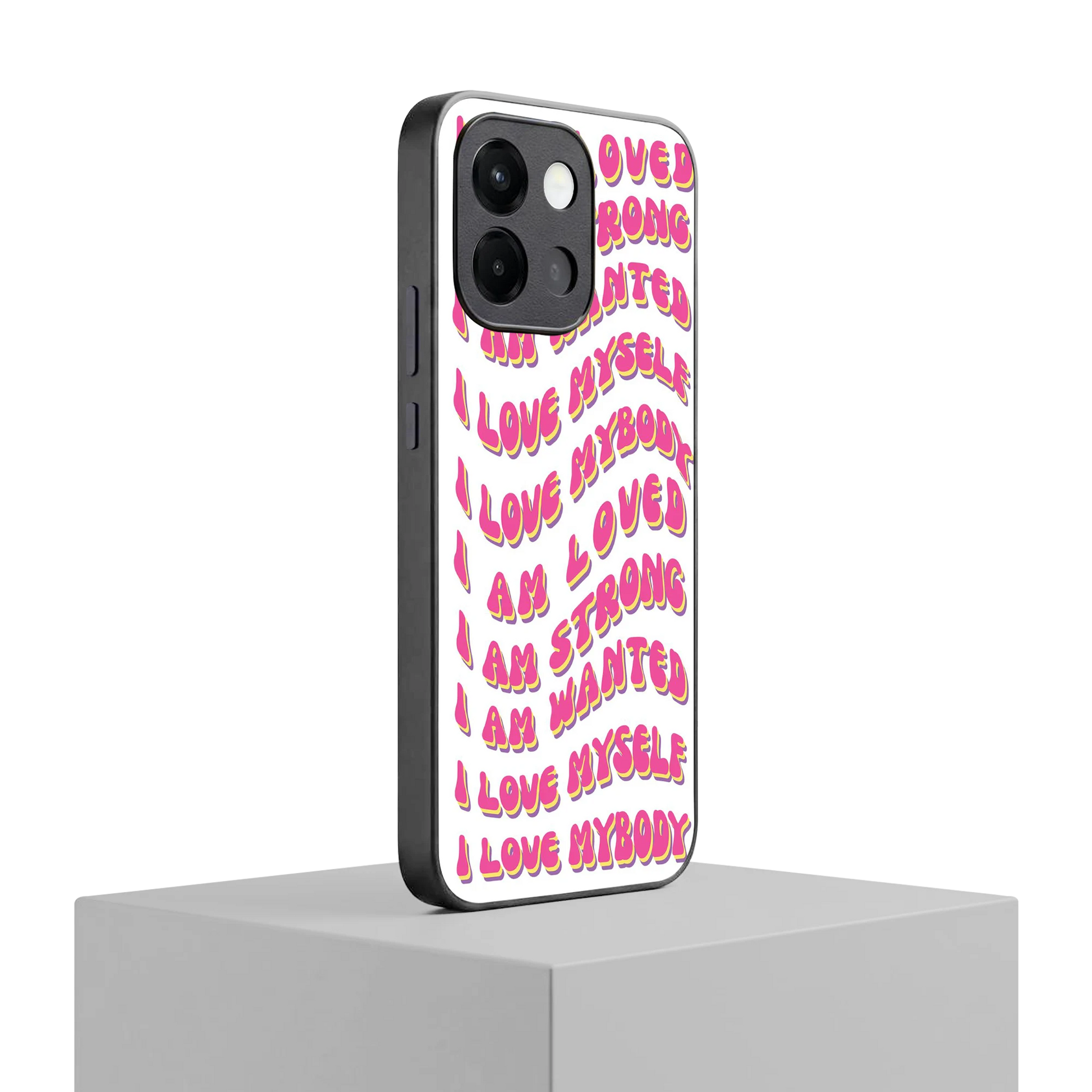 Affirmation oneplus 13s mobile cover | shockproof glass phone case