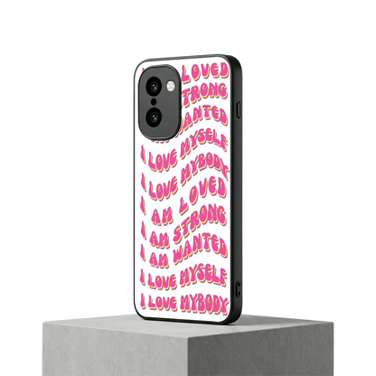 Affirmation oneplus 15r mobile cover | shockproof glass phone case