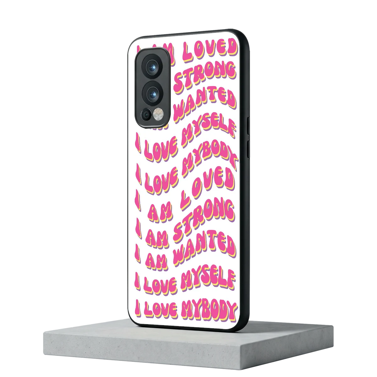 Affirmation oneplus nord 2 mobile cover | shockproof glass phone case