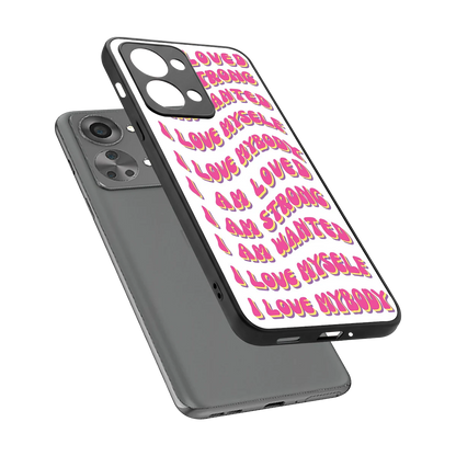 Affirmation sleek oneplus nord 2t cover with tempered glass back and TPU edges