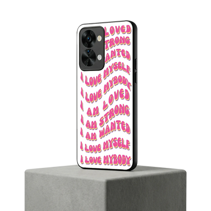Affirmation oneplus nord 2t mobile cover | shockproof glass phone case