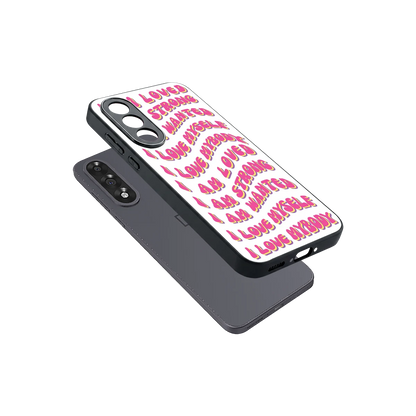 Affirmation sleek oneplus nord 5 cover with tempered glass back and TPU edges