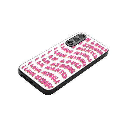 Affirmation stylish phone case for oneplus nord 5 | glossy glass and slim fit