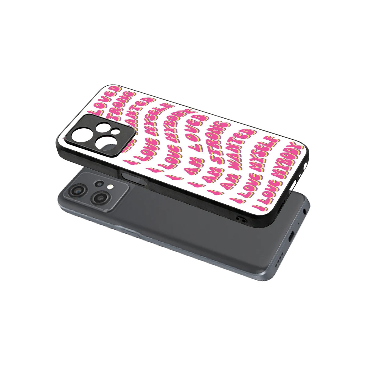 Affirmation sleek oneplus nord ce 2 lite cover with tempered glass back and TPU edges
