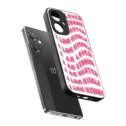 Affirmation sleek oneplus nord ce 3 cover with tempered glass back and TPU edges