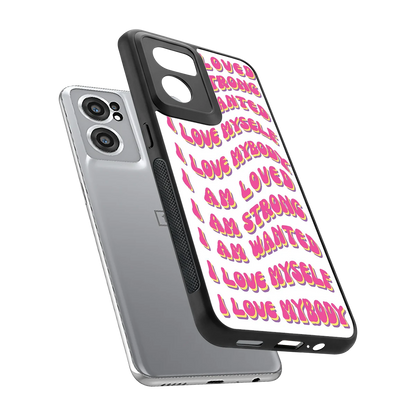 Affirmation sleek oneplus nord ce 2 cover with tempered glass back and TPU edges