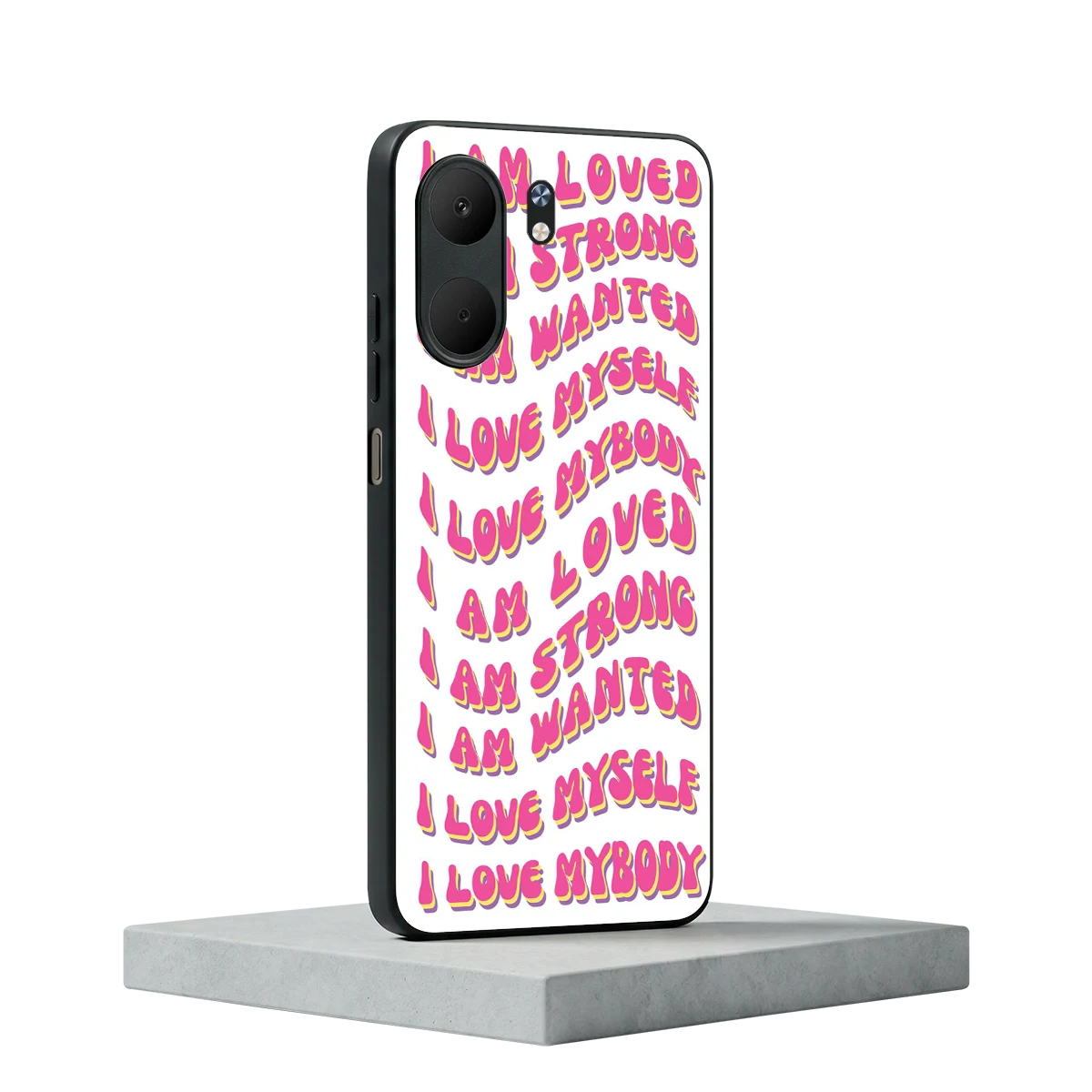 Affirmation oppo a5x 5g mobile cover | shockproof glass phone case