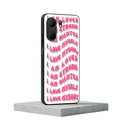 Affirmation oppo a5x 5g mobile cover | shockproof glass phone case
