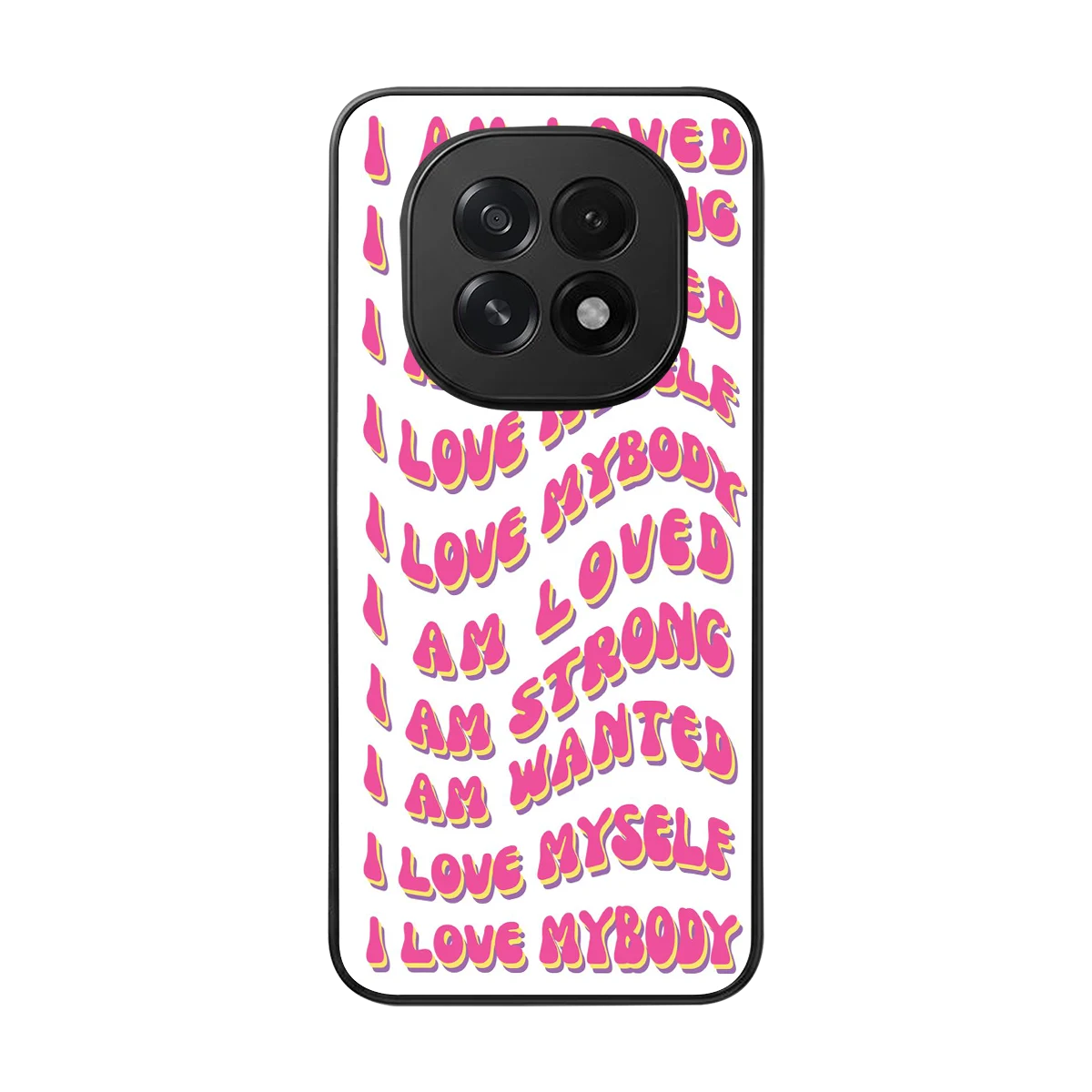 Affirmation back phone cover | glass case for oppo f29 5g