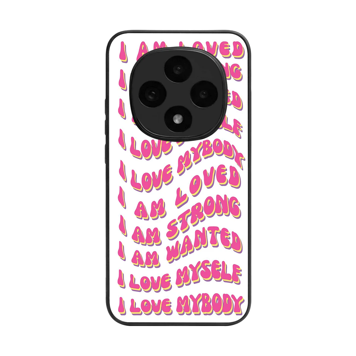 Affirmation back phone cover | glass case for oppo f31 pro 5g