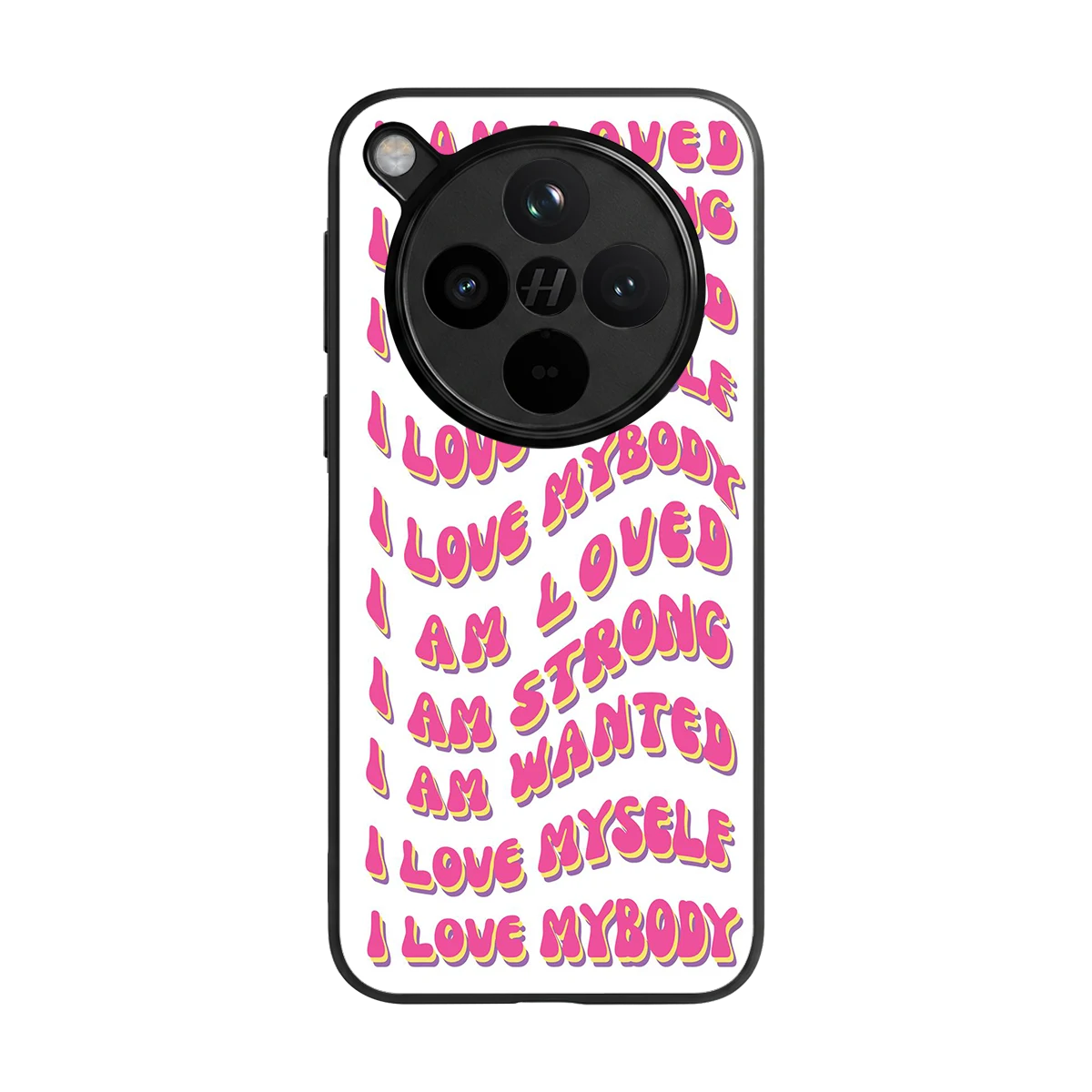 Affirmation back phone cover | glass case for oppo find x8