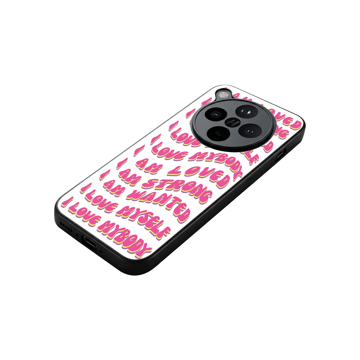 Affirmation stylish phone case for oppo find x8 | glossy glass and slim fit