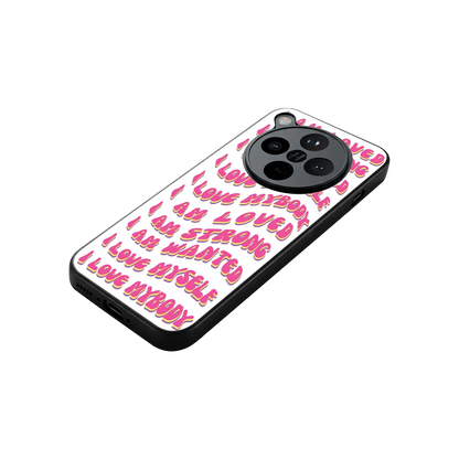 Affirmation stylish phone case for oppo find x8 | glossy glass and slim fit