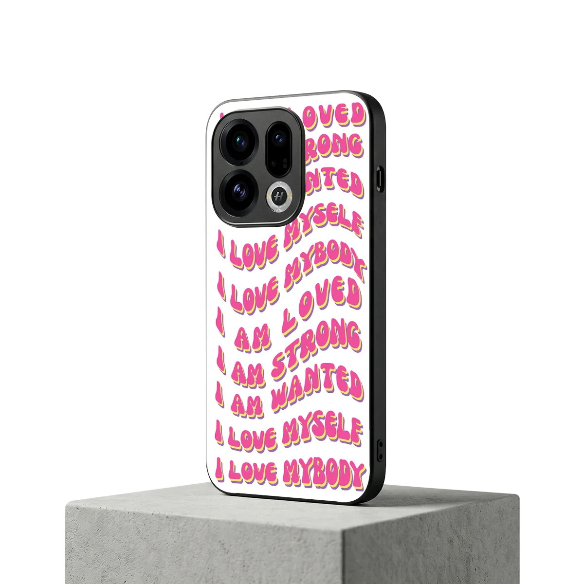 Affirmation oppo find x9 mobile cover | shockproof glass phone case