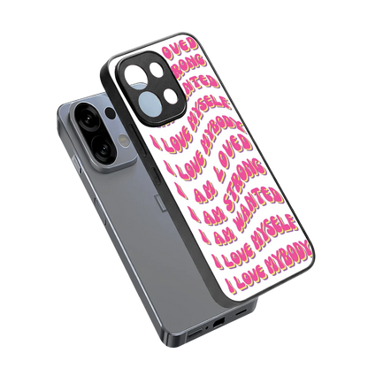 Affirmation sleek oppo k13 5g cover with tempered glass back and TPU edges