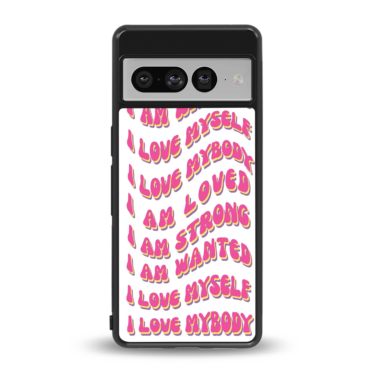 Affirmation back phone cover | glass case for google pixel 7 pro