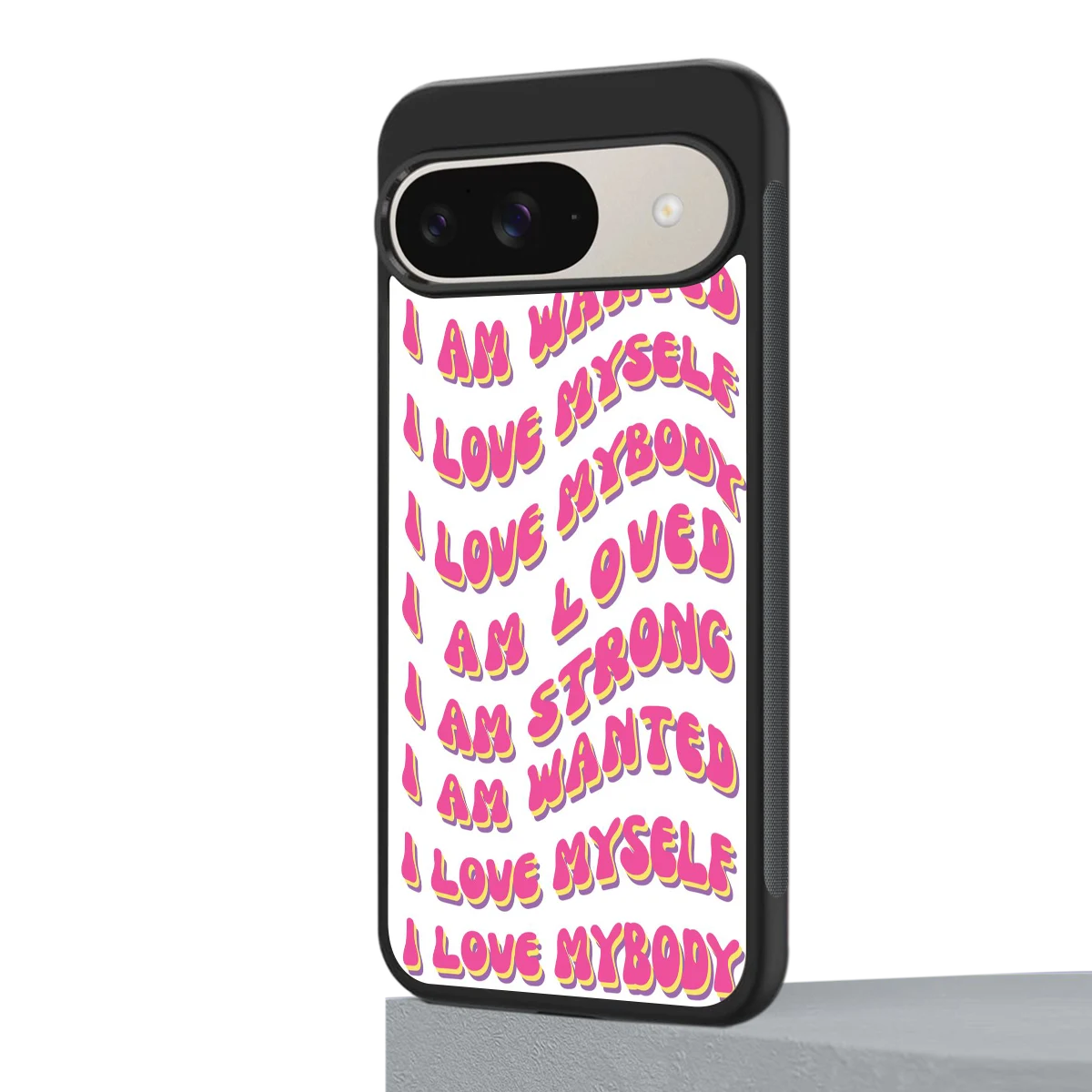 Affirmation google pixel 9 mobile cover | shockproof glass phone case