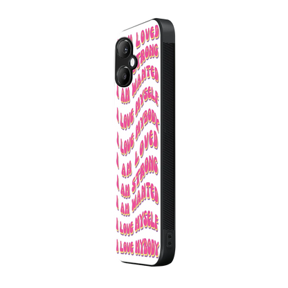 Affirmation samsung galaxy a06 5g mobile cover | shockproof glass phone case