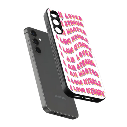 Affirmation sleek samsung galaxy f34 5g cover with tempered glass back and TPU edges