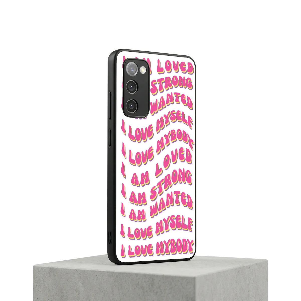 Affirmation samsung galaxy s20 fe mobile cover | shockproof glass phone case