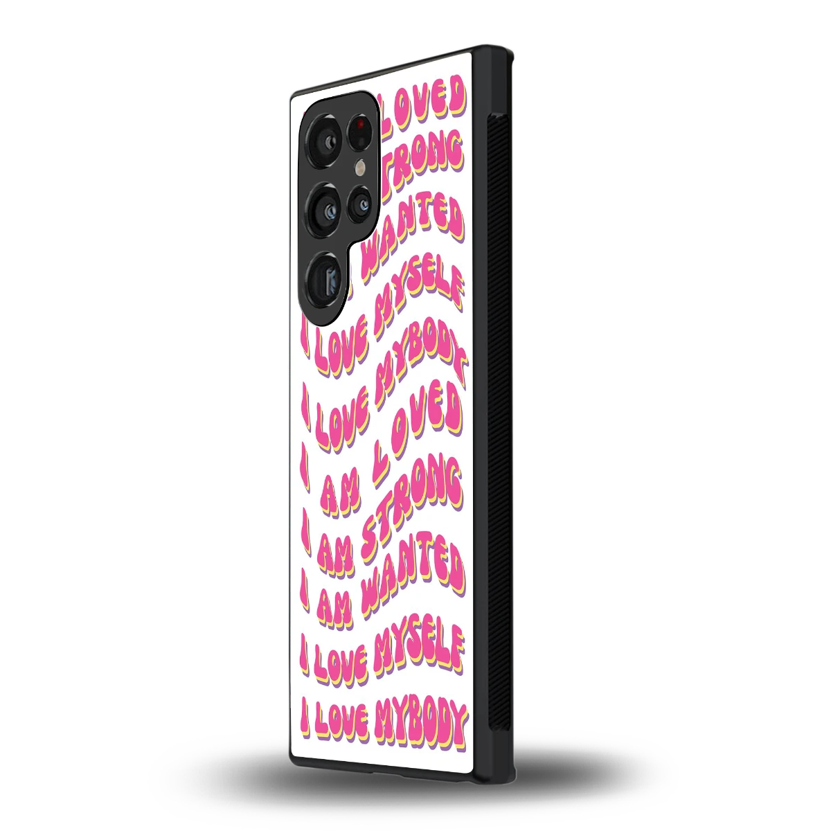 Affirmation samsung galaxy s23 ultra mobile cover | shockproof glass phone case