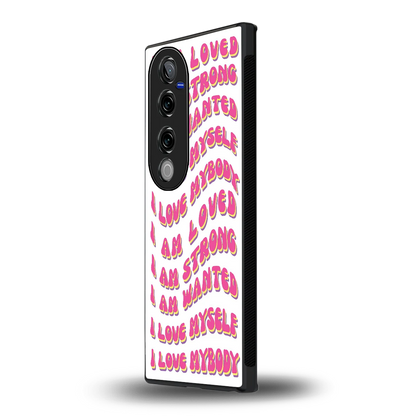 Affirmation vivo v40 pro mobile cover | shockproof glass phone case