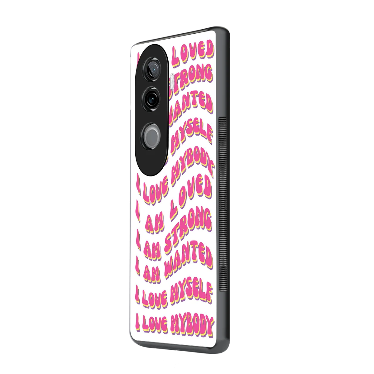 Affirmation vivo v40e mobile cover | shockproof glass phone case