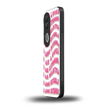 Affirmation vivo v50 mobile cover | shockproof glass phone case