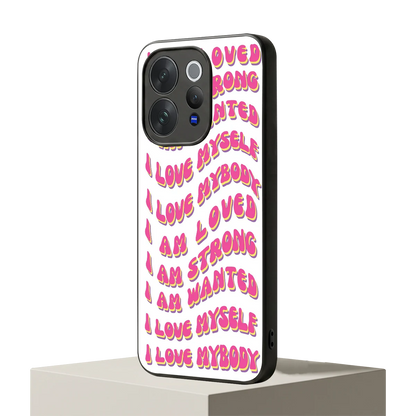 Affirmation vivo v70 elite mobile cover | shockproof glass phone case