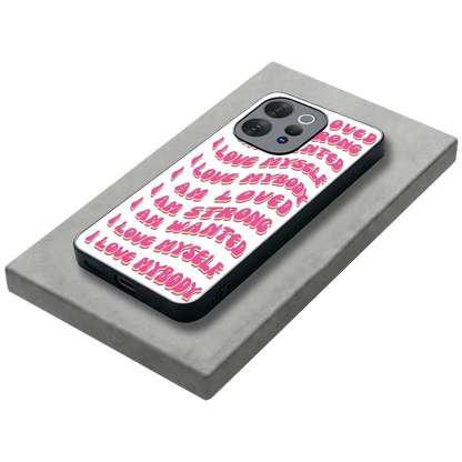 Affirmation stylish phone case for vivo v70 | glossy glass and slim fit