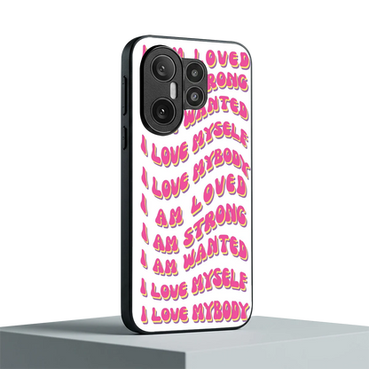 Affirmation vivo x200 fe mobile cover | shockproof glass phone case
