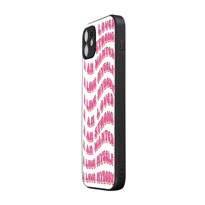 Affirmation iphone 11 mobile cover | shockproof glass phone case