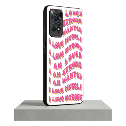 Affirmation redmi note 11 pro mobile cover | shockproof glass phone case