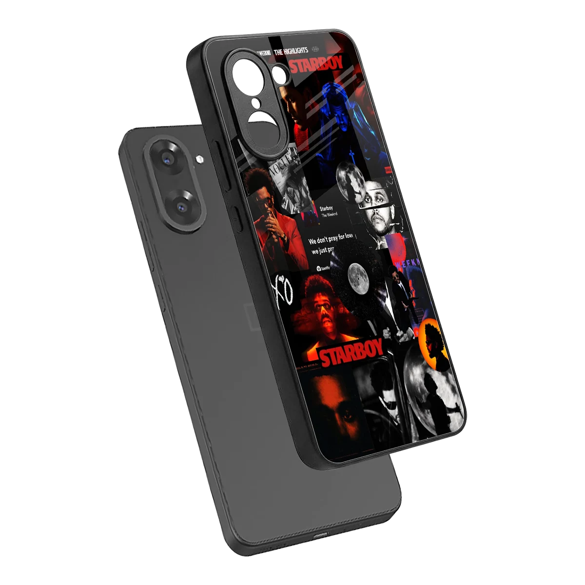 After Hours sleek oneplus nord ce5 5g cover with tempered glass back and TPU edges