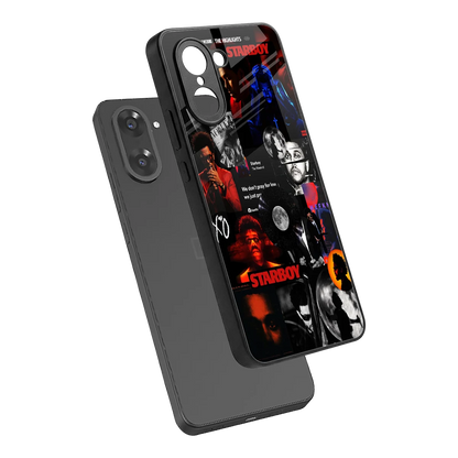 After Hours sleek oneplus nord ce5 5g cover with tempered glass back and TPU edges