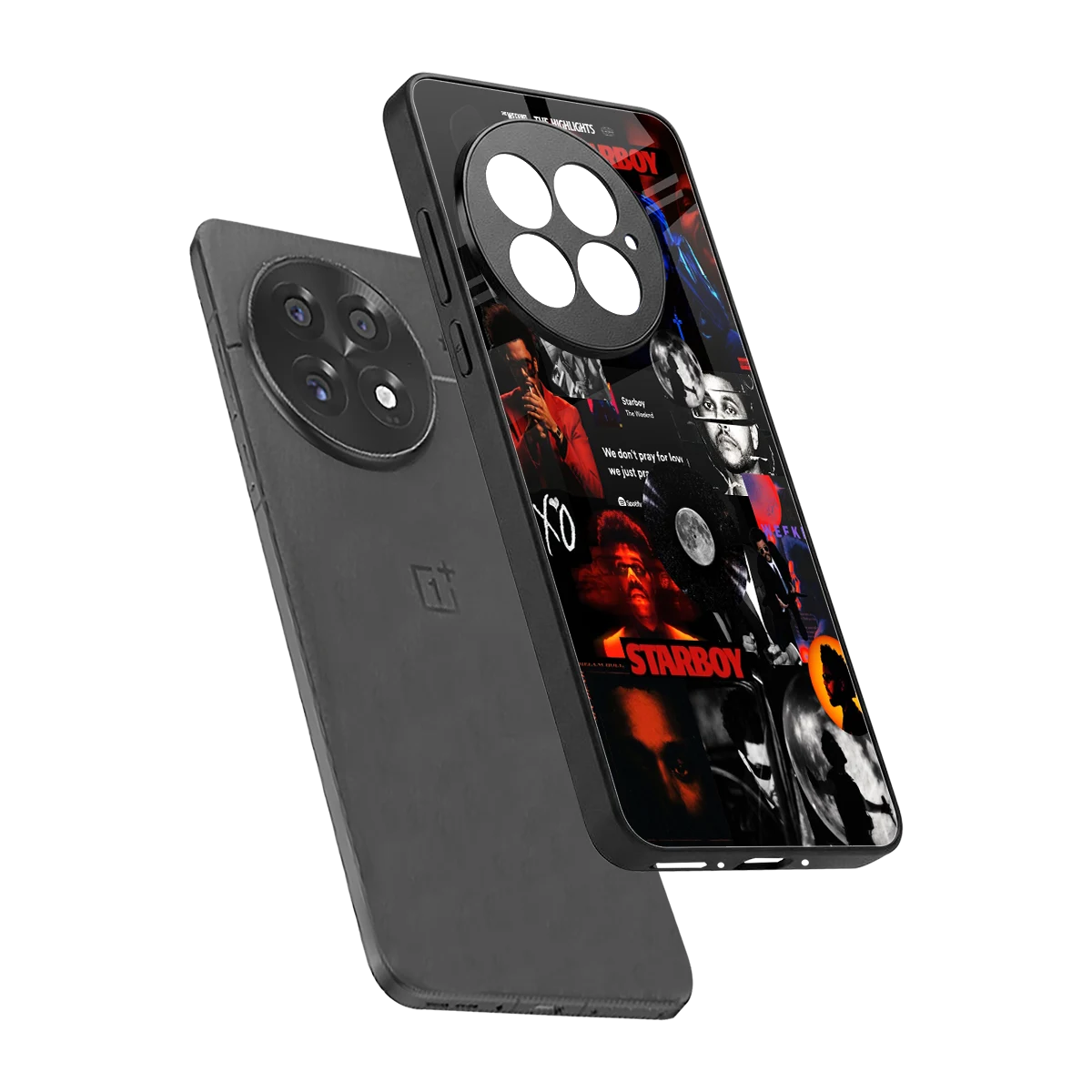 After Hours sleek oneplus 13 cover with tempered glass back and TPU edges