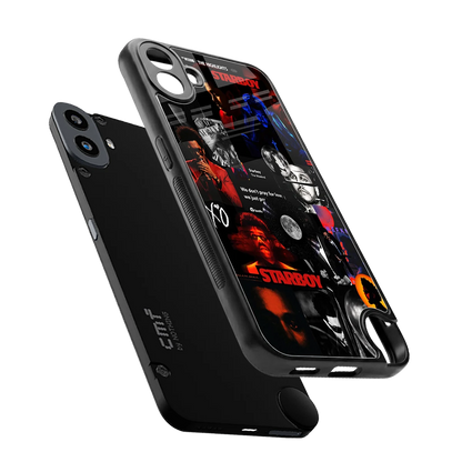After Hours sleek cmf nothing phone 1 cover with tempered glass back and TPU edges