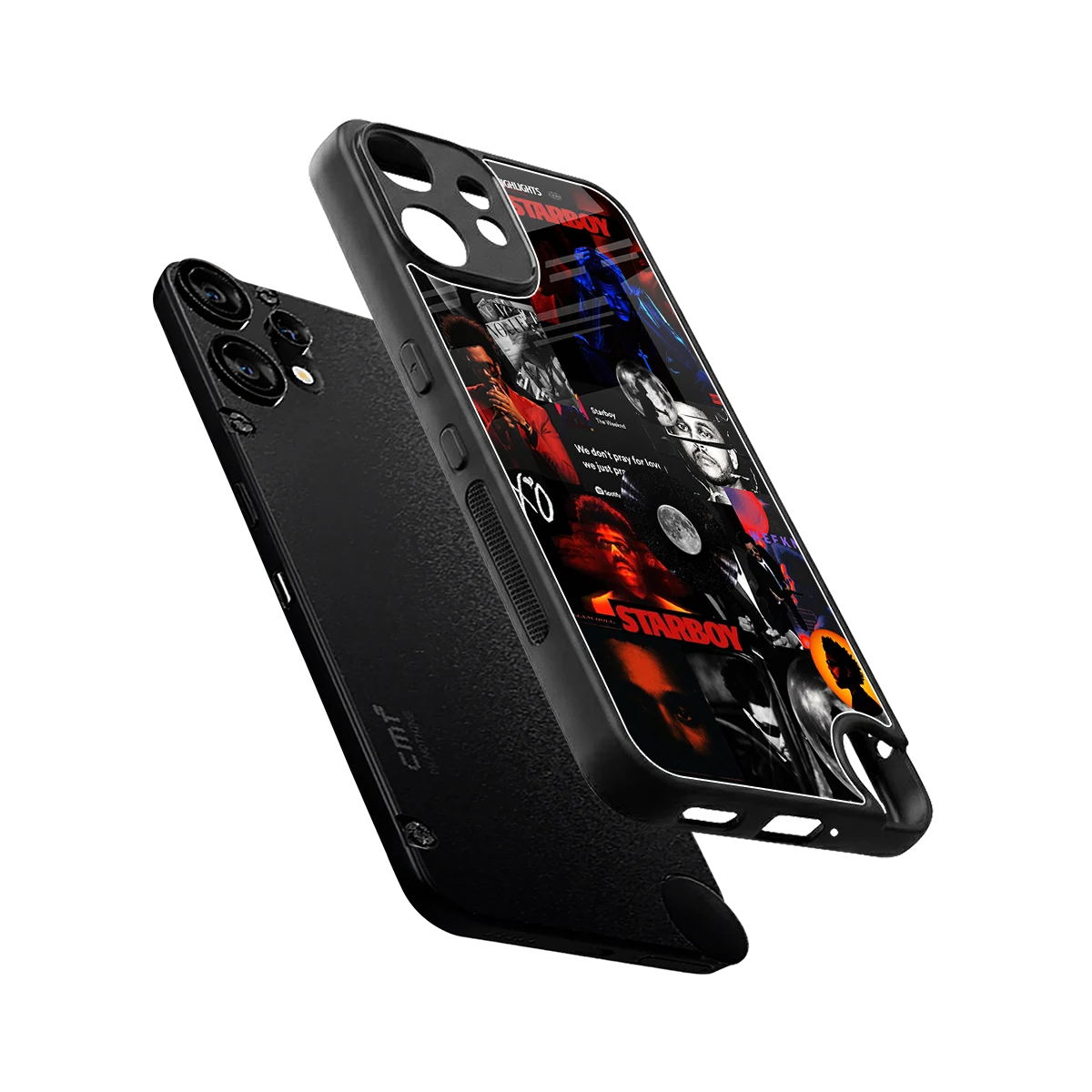 After Hours sleek cmf nothing phone 2 pro cover with tempered glass back and TPU edges