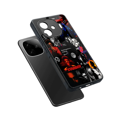 After Hours sleek iqoo neo 10r 5g cover with tempered glass back and TPU edges
