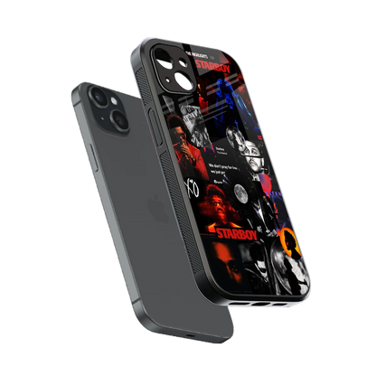 After Hours sleek iphone 14 plus cover with tempered glass back and TPU edges